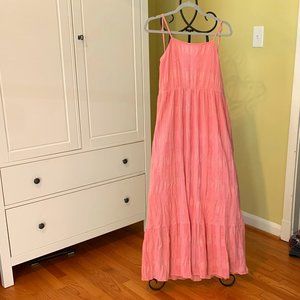 FRNCH gauze maxi dress Sz Small